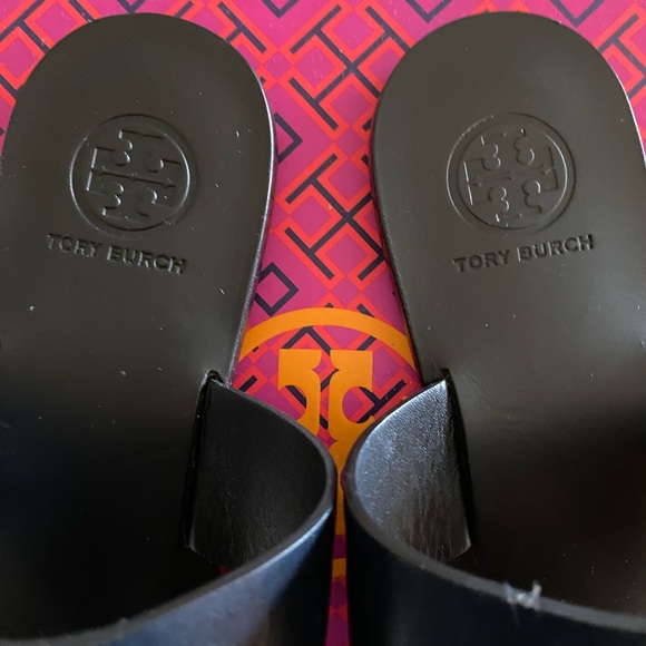 Tory Burch Navy Sandals - Picture 3 of 6